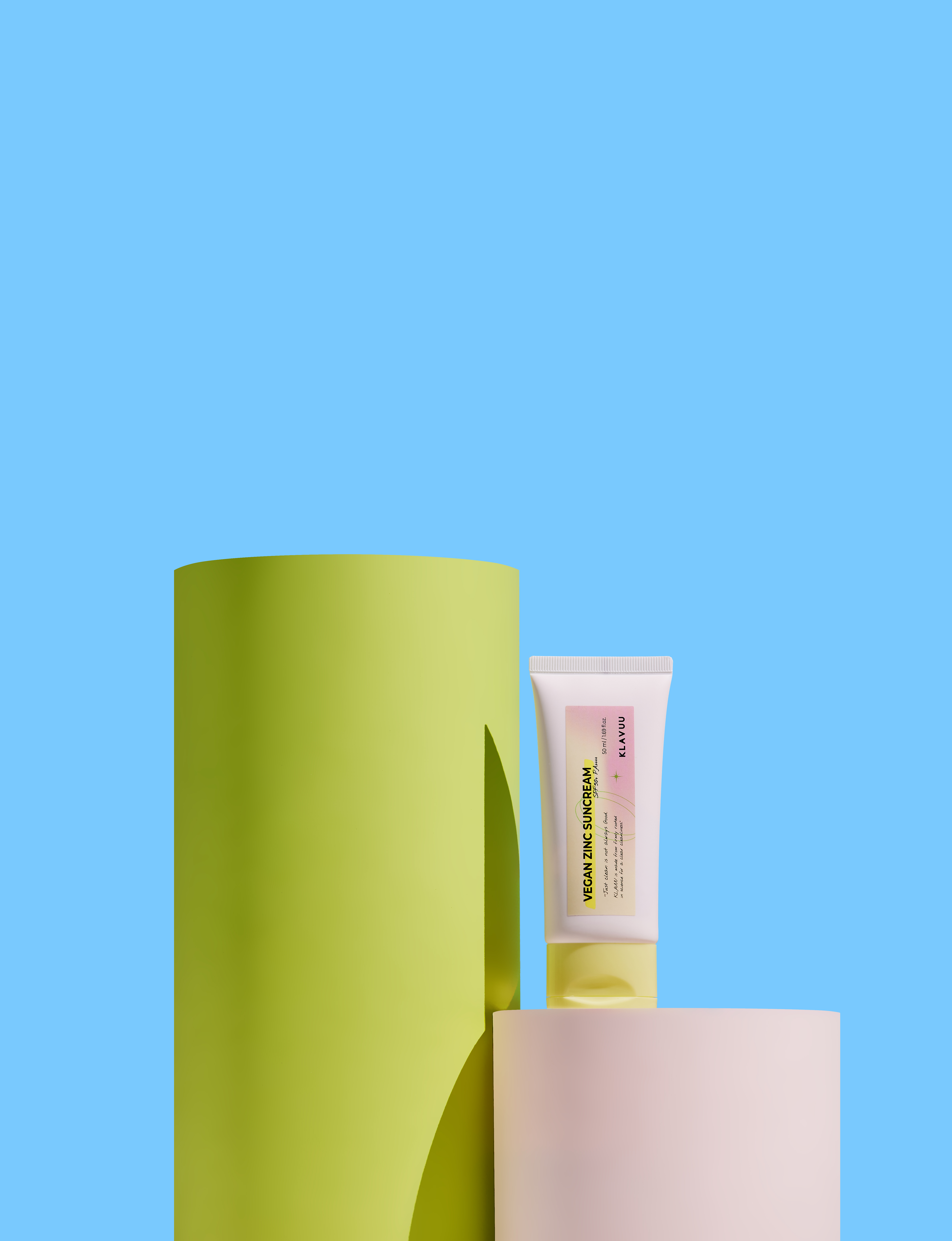 Kem chống nắng thuần chay cấp ẩm dịu nhẹ KLAVUU Vegan Zinc Suncream SPF50+ PA++++ 50ml