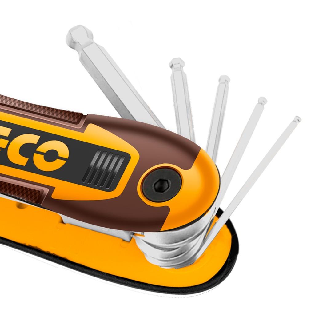 Bộ 8 chìa lục đầu tròn INGCO HHK14082