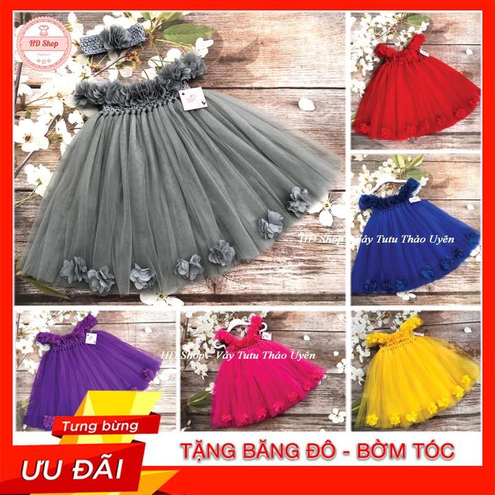 Váy Bé Gái Váy Công Chúa Cho Bé Gái Hoa Dải