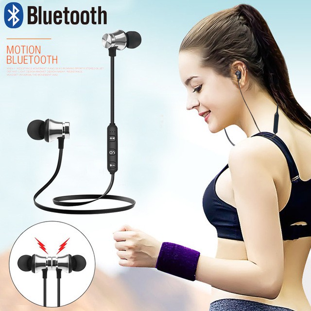 Tai Nghe Bluetooth không dây nhét tai thể thao X9 - miếng lót chuột