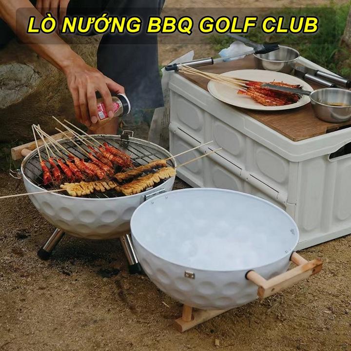 LÒ NƯỚNG DẠNG TRÒN LÀM CHÍN THỨC ĂN NHANH CHÓNG BBQ GOLF CLUB