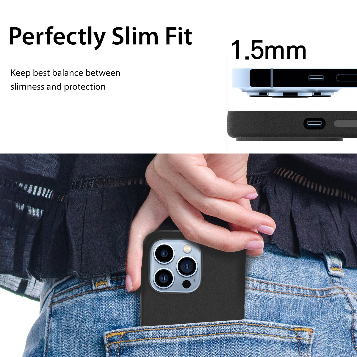 Ốp Lưng Chống Sốc ARAREE Pellis Dành Cho iPhone 13 / 13 Pro / 13 Pro Max - Hàng Chính Hãng