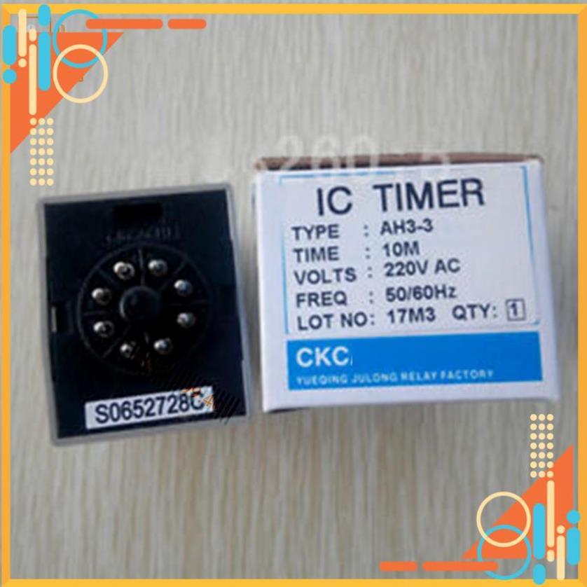 Rơ le, Relay thời gianTimer CKC AH3-3 220VAC