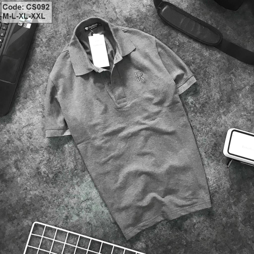 Áo Polo nam phối sọc vải cá sấu Cotton xuất xịn chuẩn form sang trọng-lịch lãm- ️ Áo polo nam cao cấp