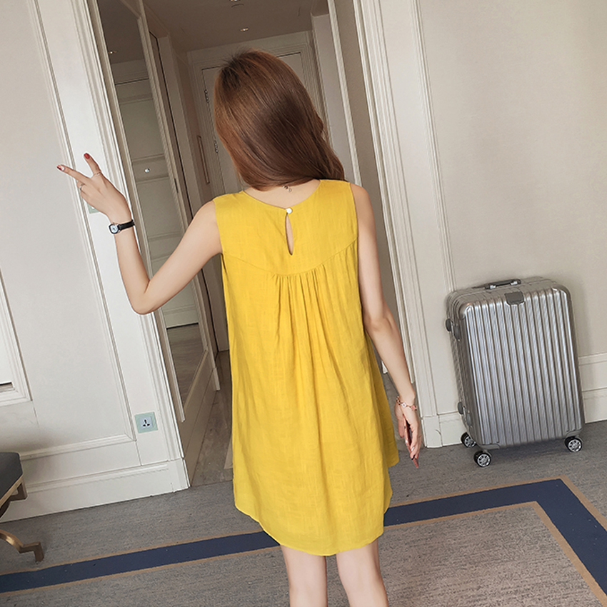 Đầm suông nữ chất mát kiểu dáng Hàn Quốc
