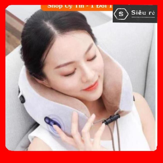 Gối Massage Vòng Cổ Chữ U 360 Đa Năng - Hỗ Trợ Mát Xa Vùng Cổ Vai Gáy - Gối Massage Cổ Nhật Bản (PD195250)