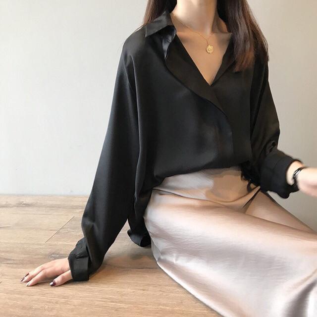 ÁO SƠ MI LỤA FORM RỘNG