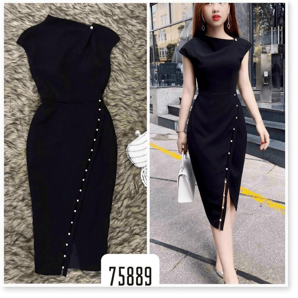 ĐẦM UMI ĐÍNH CƯỜM 2 MÀU XINH XẮN