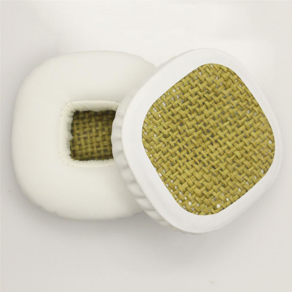 Replacement Ear Pads Cushions for Major Headphones Black+White
