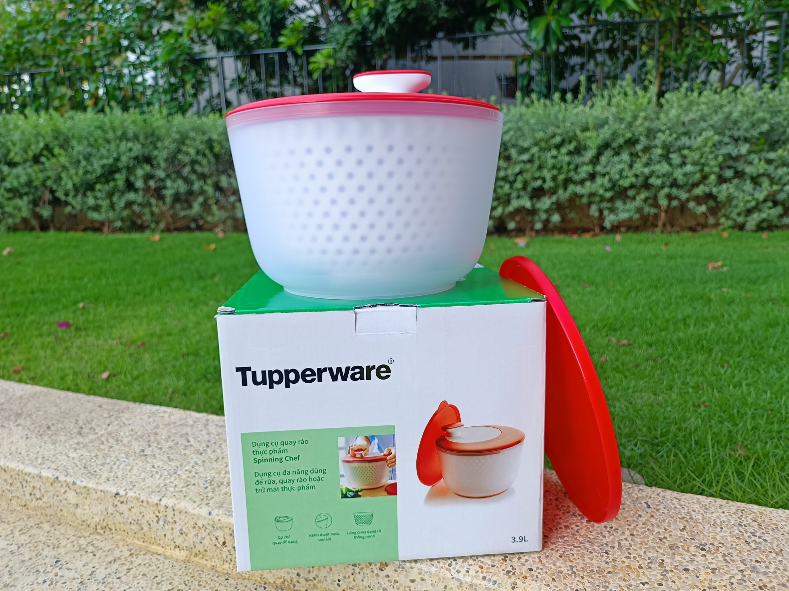 BỘ QUAY RAU TUPPERWARE