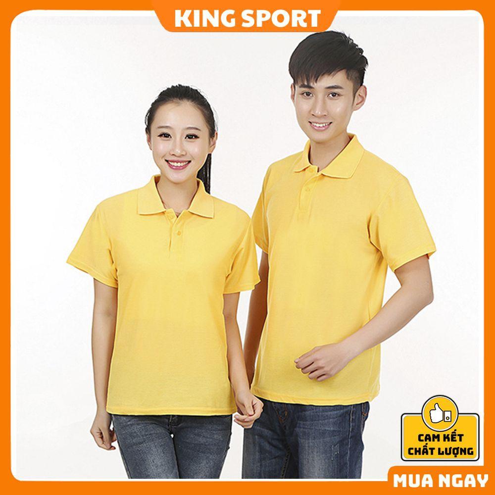 Áo polo nam unisex vải poly thái 4 chiều mềm mịn thoáng mát KING SPORT Áo phông nam nữ có cổ hàng chính hãng