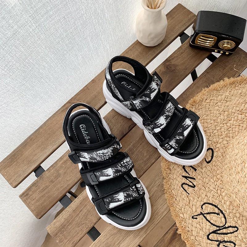 (S99) Sandal VẨY SƠN đế gấu 2 phân