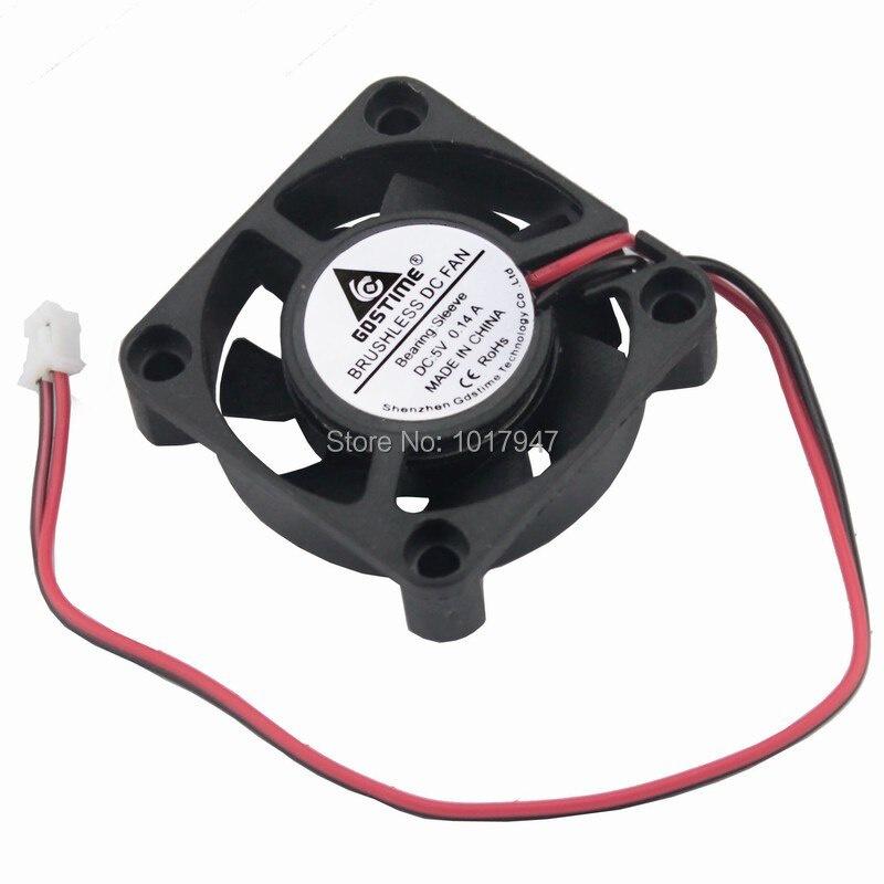 【 Ready stock 】1 Pieces DC 5V 2Pin Brushless Cooling Fan 4010 4cm 40mm 40x40x10mm