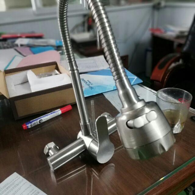 Bộ vòi chén nóng lạnh inox 304