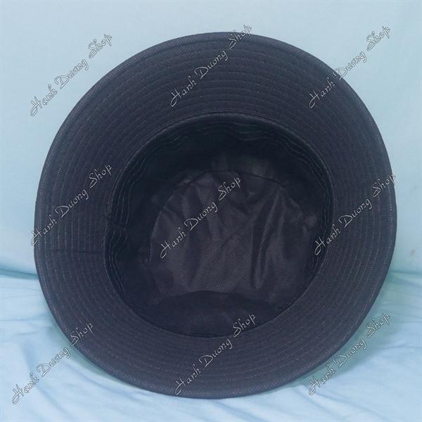 Nón tai bèo mũ bucket vành nhỏ thêu Lông Vũ Xanh Chiếc Lá Màu Sắc - Chiếc Lá Màu Sắc