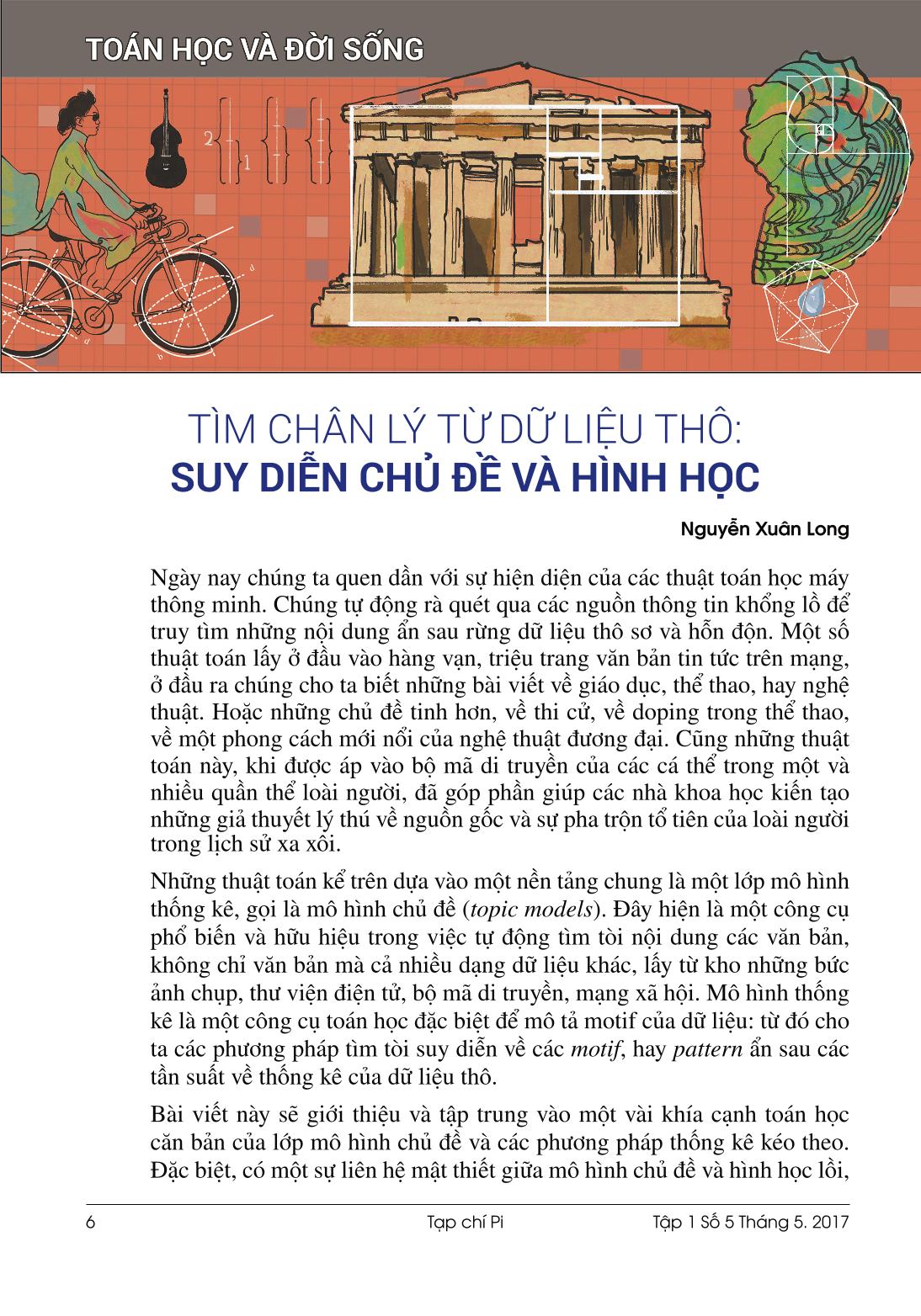 Tạp chí Pi- Hội Toán học Việt Nam số 5/tháng 5 năm 2017