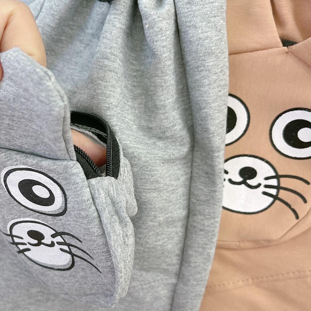 Quần nỉ dài cho bé quần trai bé gái túi khoá cực chất cho bé yêu LYBABY QCD18