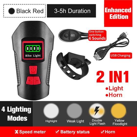 Bộ Đồng Hồ Đo Tốc Độ Gắn Xe Đạp 4 Chế Độ Và 6 Âm Thanh 4 Phiên Bản