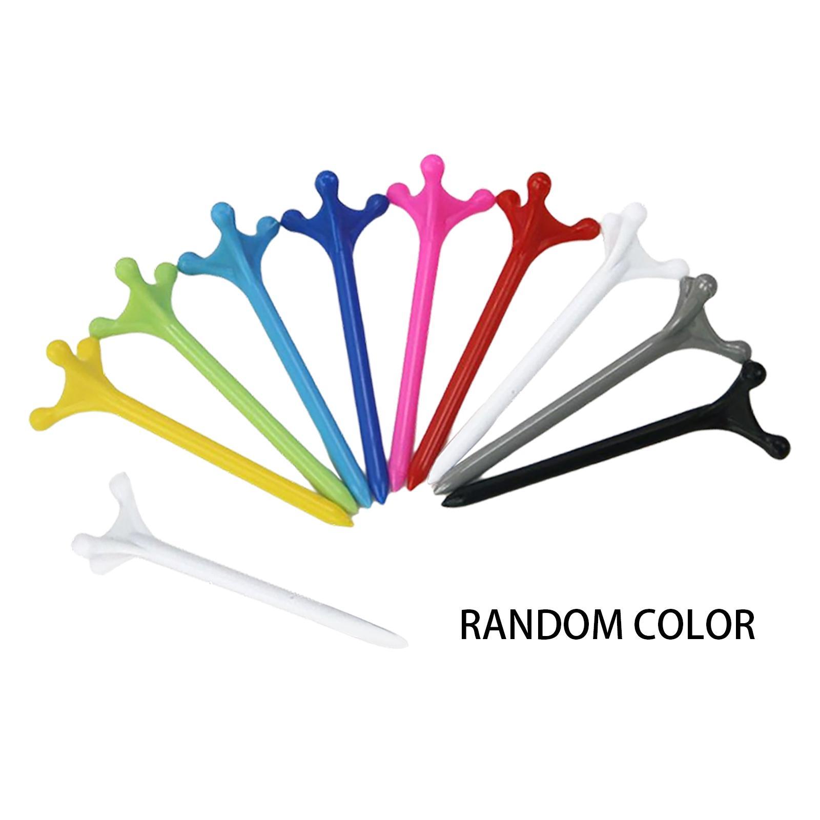 2x 10 Pieces Professional Golf Professional Tees Ball Holder Golf Accessories  Fly Ball Tee