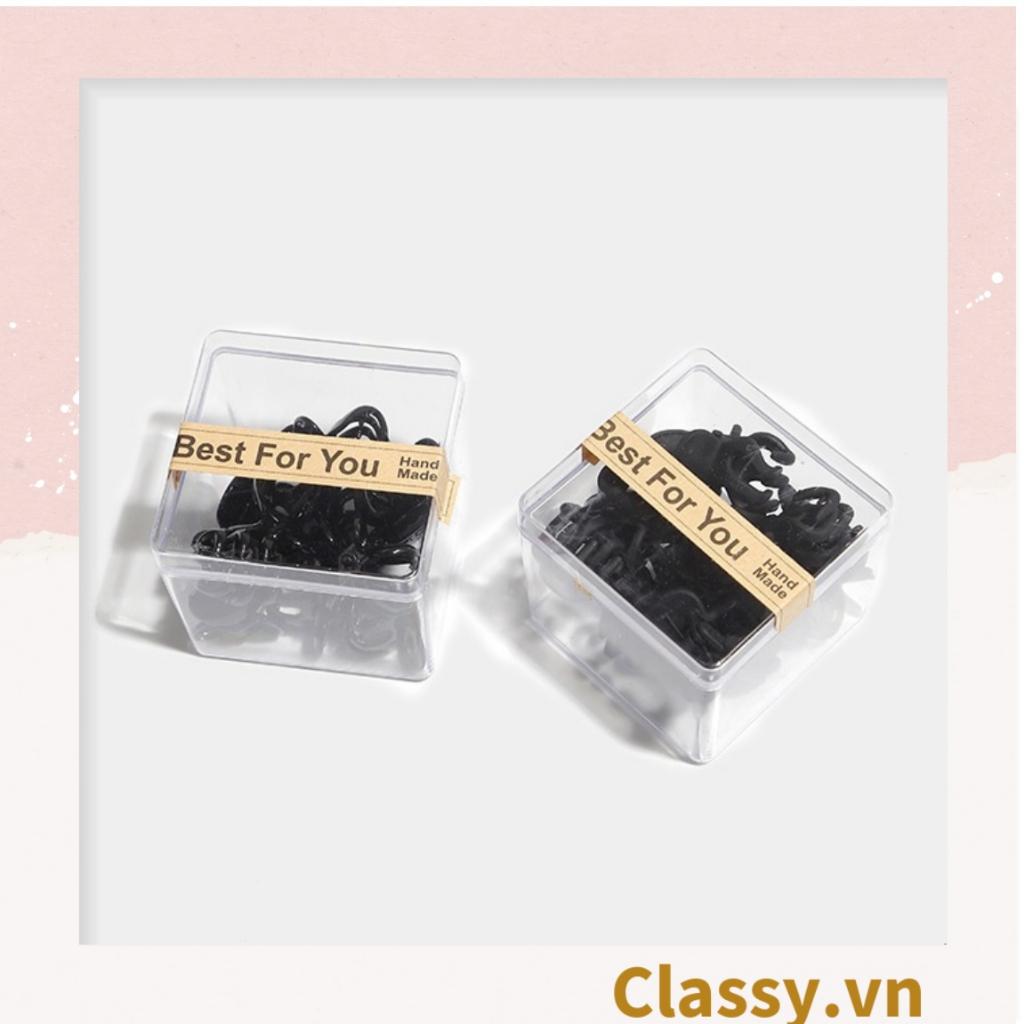 Combo 10 kẹp càng cua Classy, size nhỏ kẹp tóc nữ nhiều màu basic dùng để kẹp mái, kẹp tạo kiểu PK1628