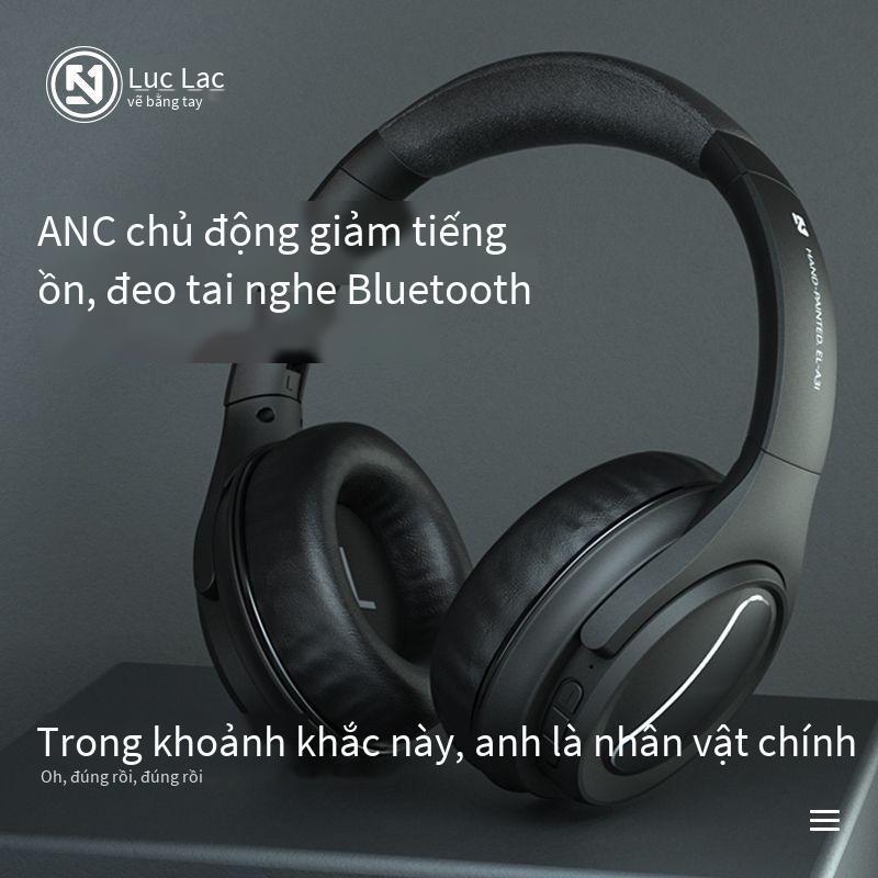 Ưu đãi đặc biệt Tai nghe Bluetooth không dây EL-A3 mới của Amazon Tai nghe Tai nghe chơi game Tai nghe khử tiếng ồn chủ động ANC Tai nghe khử tiếng ồn