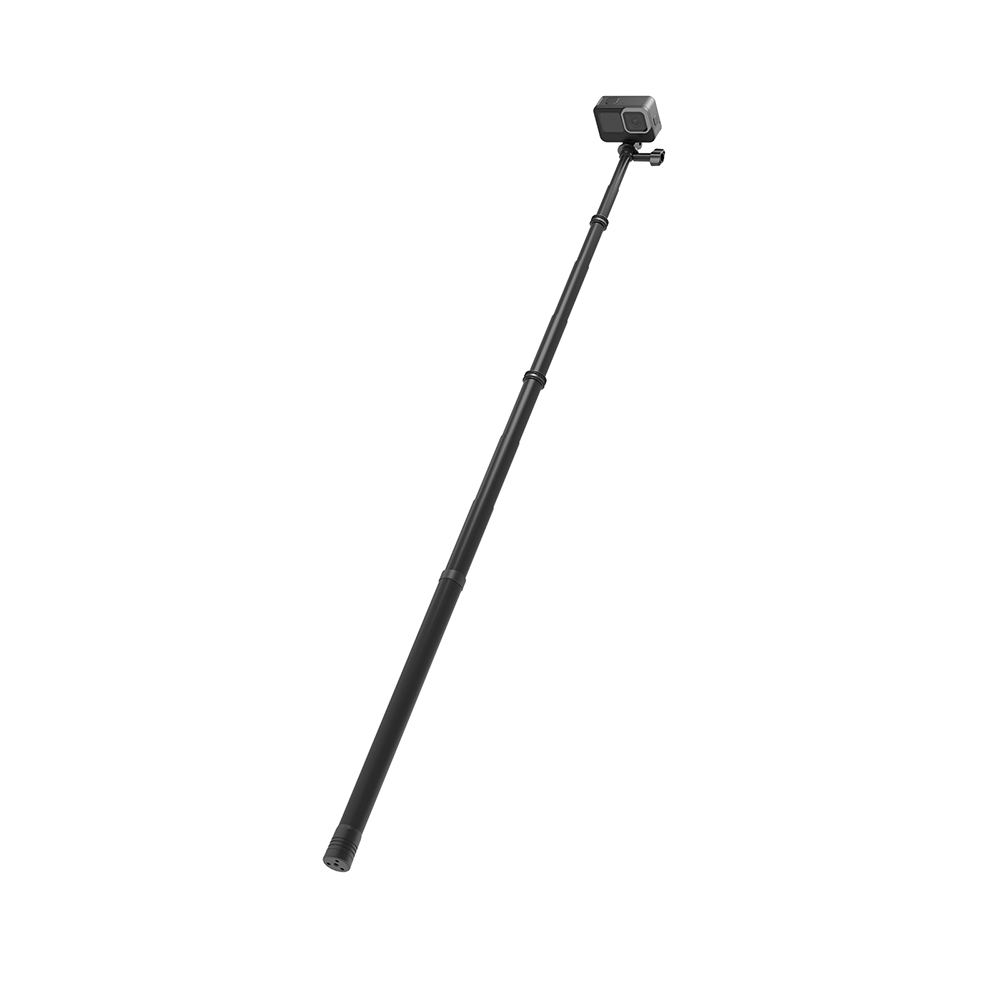 Gậy chụp selfie 3M kiêm tripod/ monopod TELESIN  carbon cho Gopro, Osmo Action Sjcam, gậy tự sướng cho Action Cam (Hàng Chính Hãng)