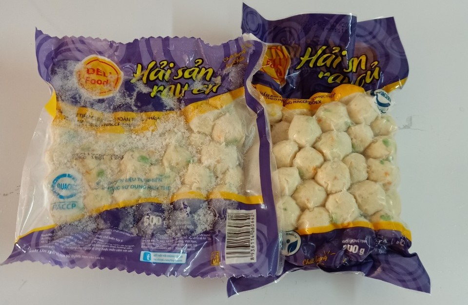 CÁ VIÊN RAU CỦ/ HẢI SẢN RAU CỦ 500G