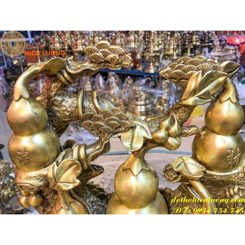 Dàn Hồ Lô Chữ Phúc Bằng Đồng