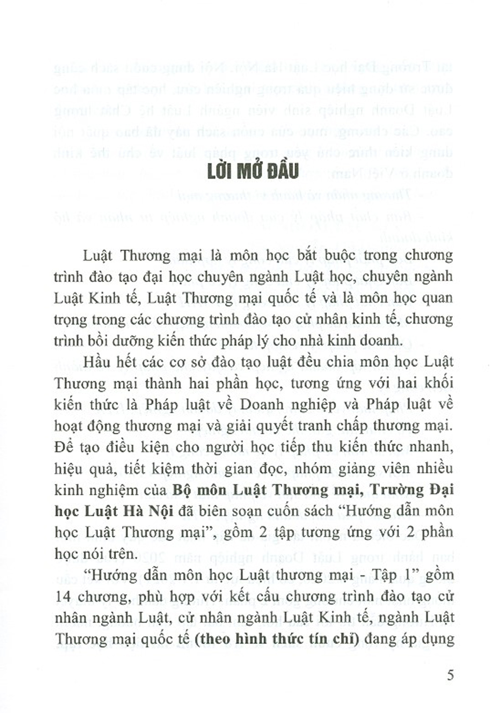 Hướng Dẫn Môn Học Luật Thương Mại - Tập 1