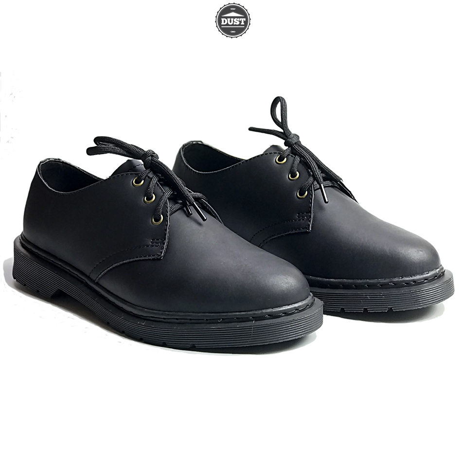 Giày tây nam Derby Dr Martens 1461 MAD wax Crazy Horse full Black cao cấp giá rẻ nhất tại hà nội bảo hành trọn đời