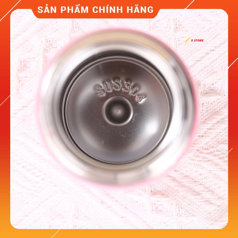 Bình Giữ Nhiệt 500ml In Hình Hoạt Hình Doremon Mèo KT Cho Bé,Cốc Đựng Nước Inox 304