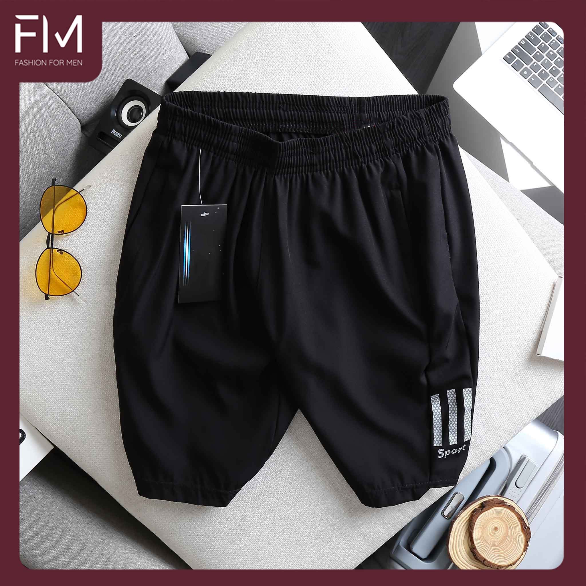 Quần short nam thể thao ba sọc cao cấp thoải mái, năng động, trẻ trung – FORMEN SHOP – FMPS153