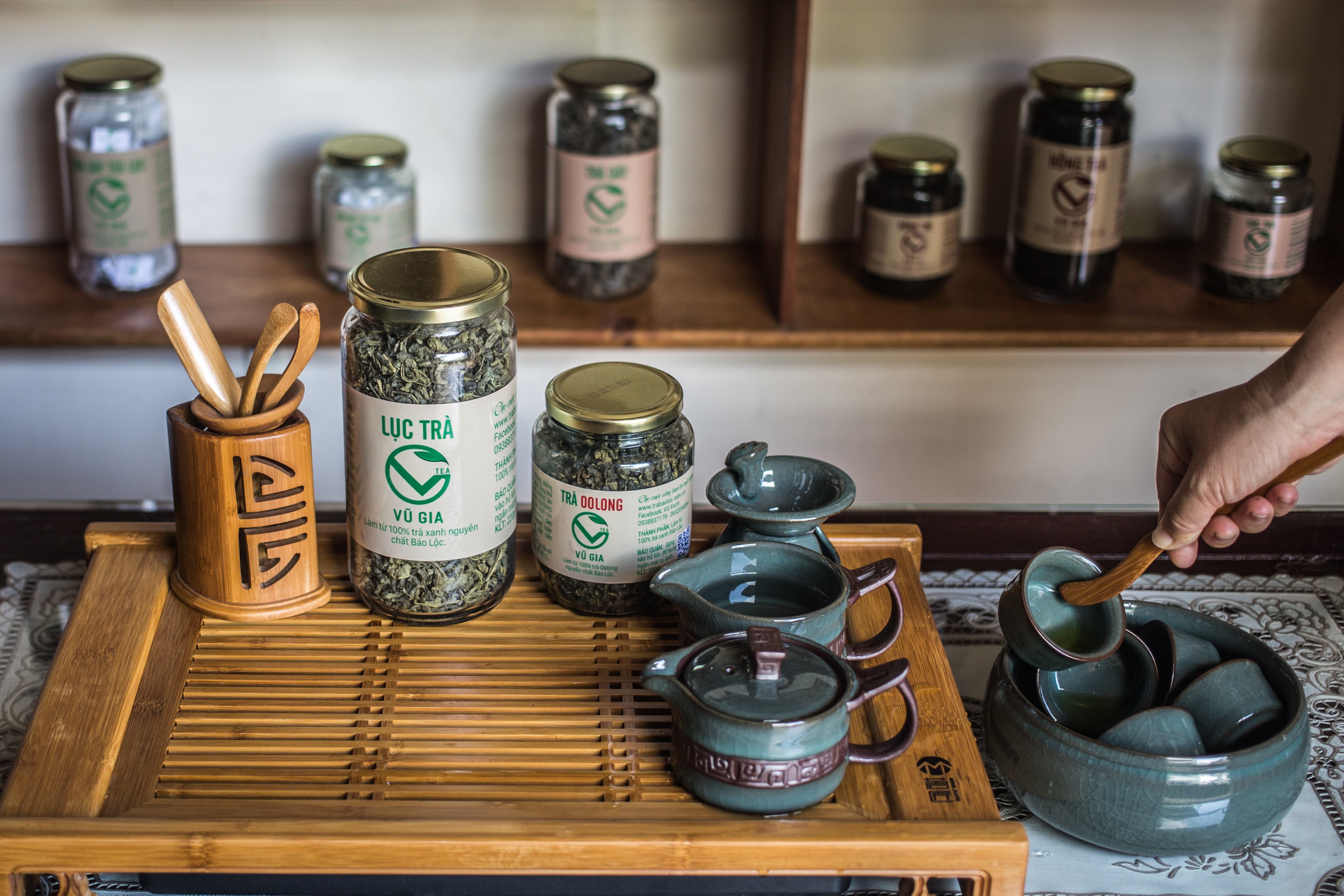Trà Oolong Nguyên Chất Bảo Lộc Vũ Gia