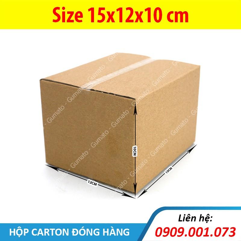 Hộp giấy P28 size 15x12x10 cm, thùng carton gói hàng Everest