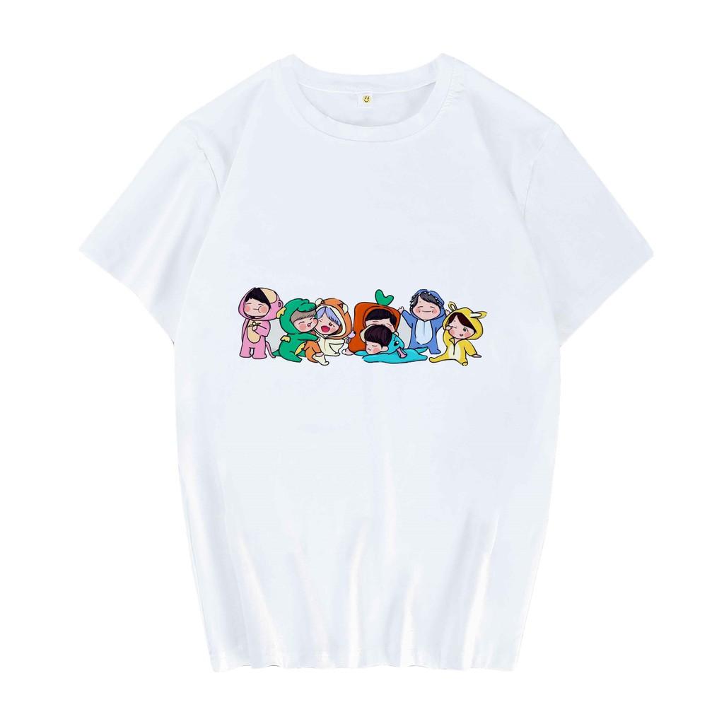 Áo phông BTS in hình BT21 siêu cute