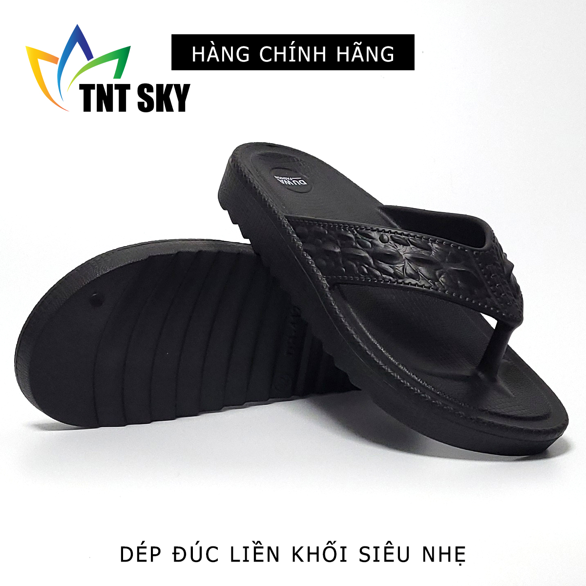 Dép Nam Xỏ Ngón Đúc Liền Khối Siêu Nhẹ - Hàng Chính Hãng - TK412