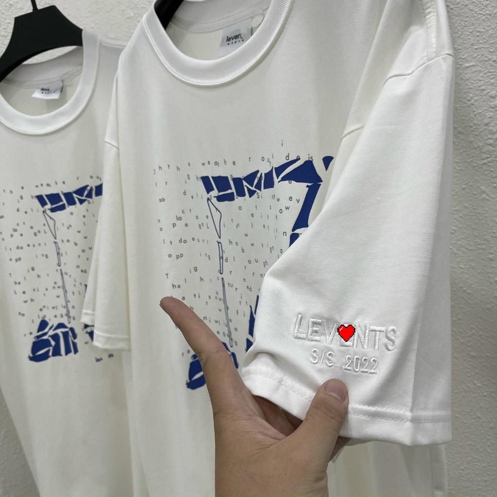 Áo thun trơn tay lỡ Levent Musik phông Unisex form rộng oversize Ulzzang - Gin Store