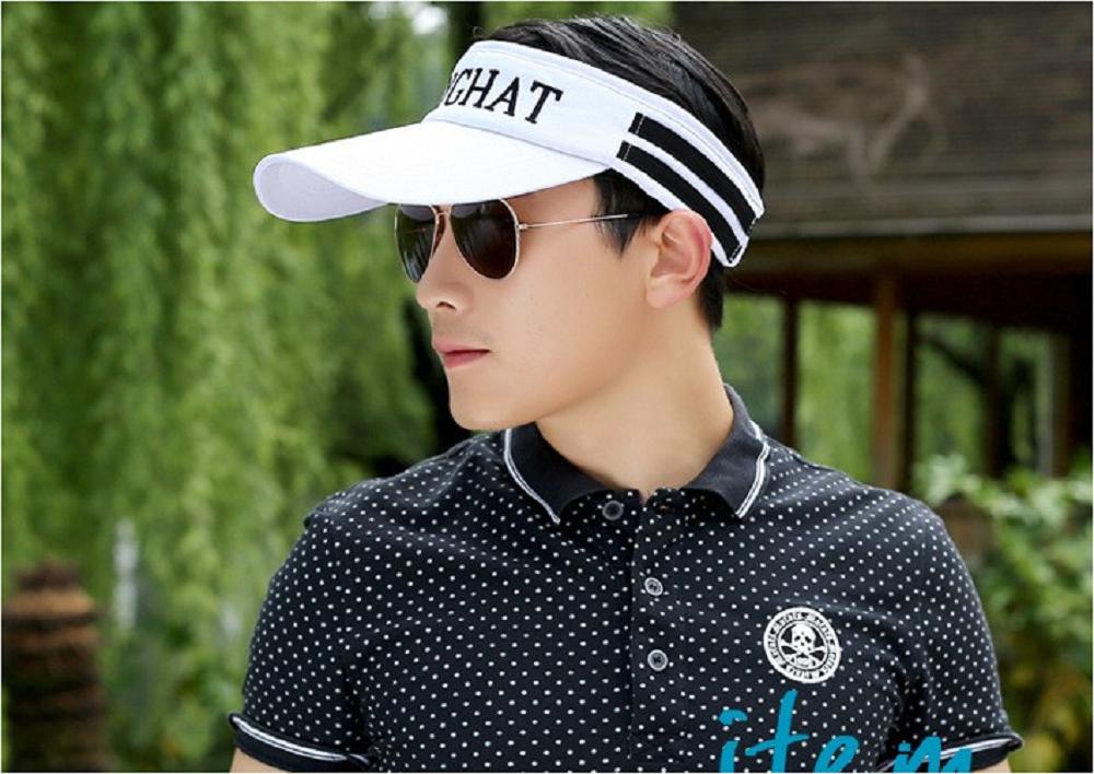 Mũ nón thể thao nam thời trang màu trắng