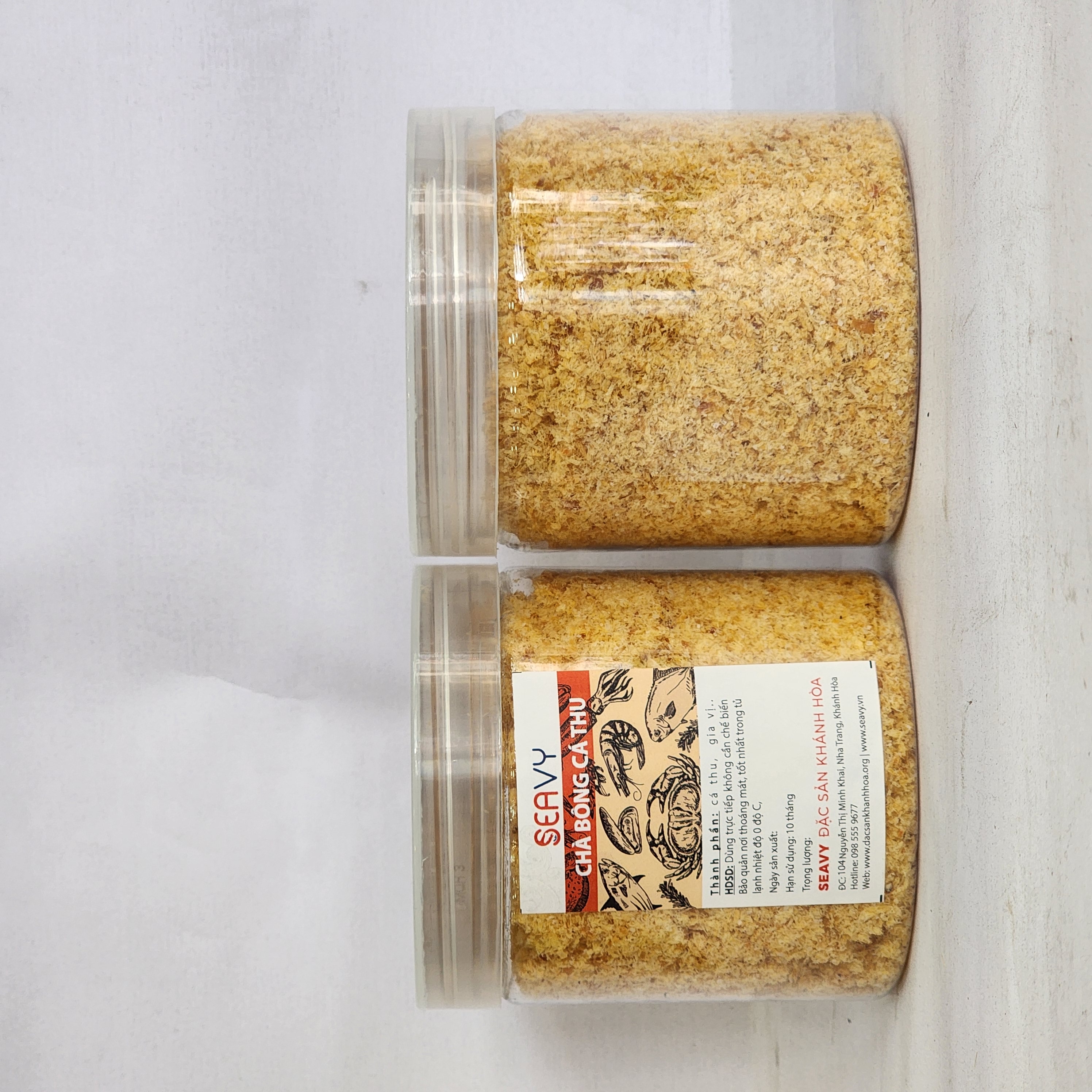 ️Đặc Sản Nha Trang- Chà Bông Cá Thu Nha Trang Mặn Ngọt Cay, Đặc Sản Biển, Seavy Hộp 200g