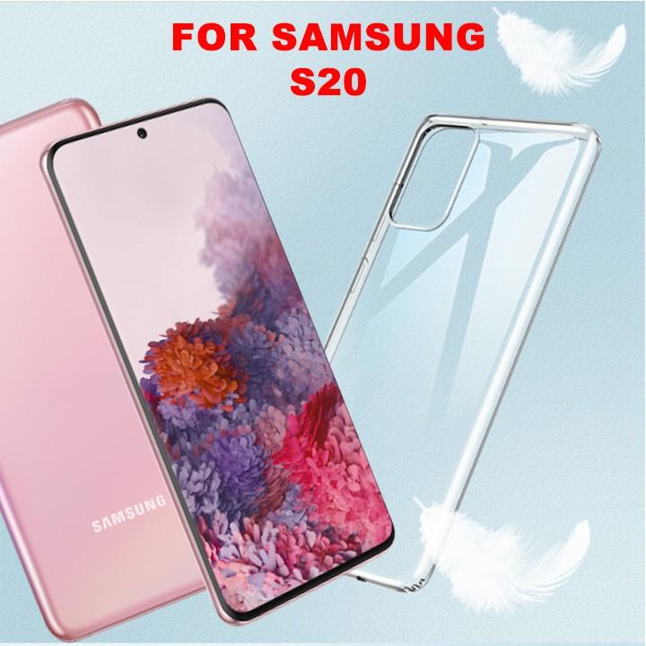 Ốp lưng dẻo silicon trong suốt dành cho samsung S20