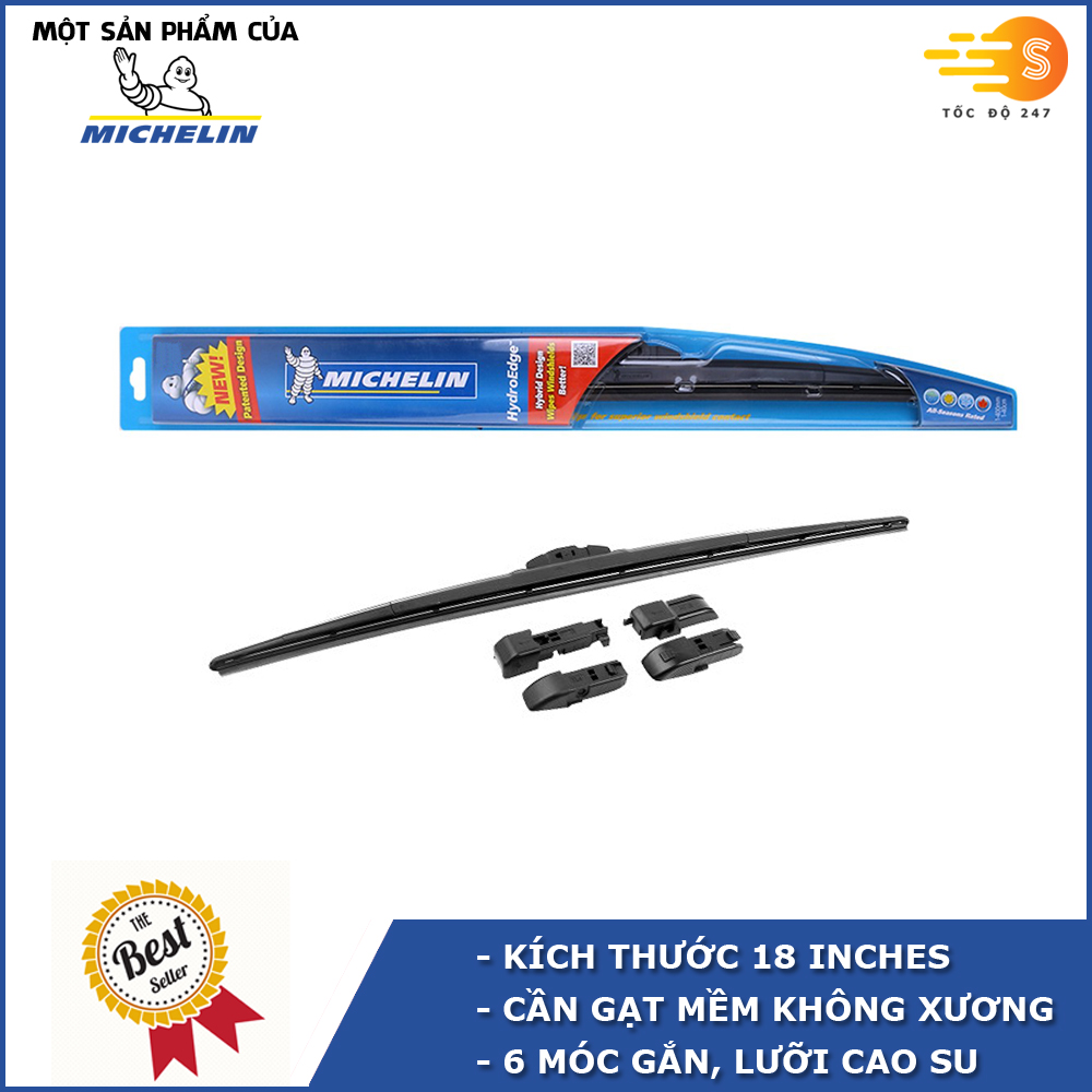 Cần gạt mưa mềm cao cấp không xương Michelin 1013xx - Nhiều kích thước