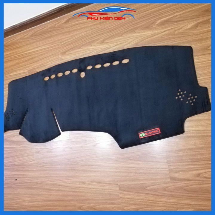 Thảm taplo nhung Elantra 2016-2017-2018-2019-2020-2021 chống nắng nóng làm mát xe mở rộng tầm nhìn