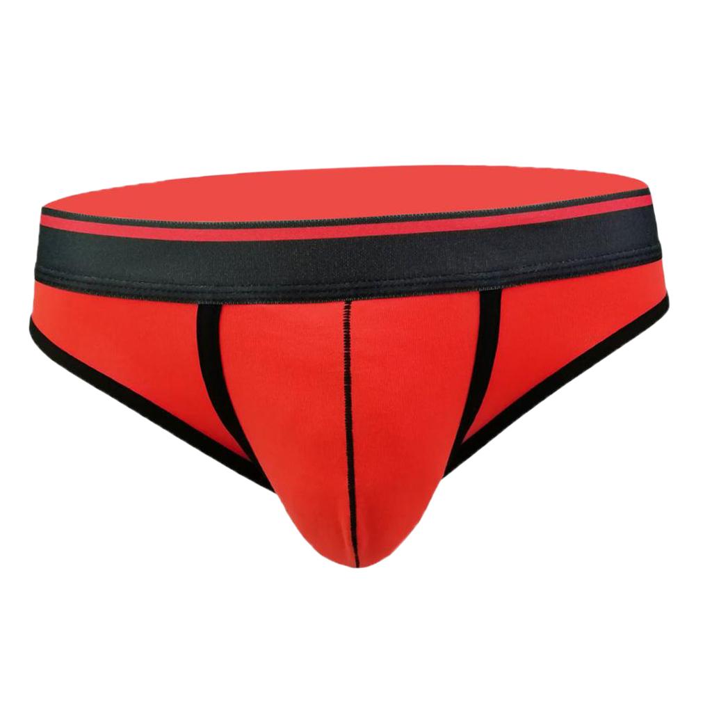 Mens 100% Cotton Low Rise Briefs Underwear Bikini