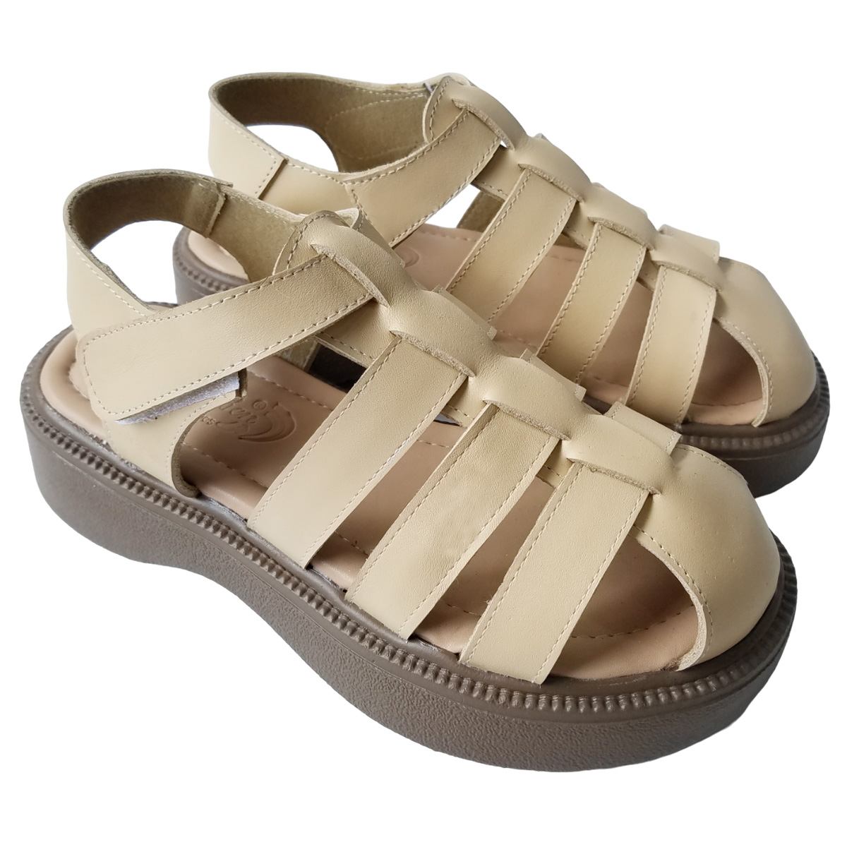 Giày Sandal Nữ Da Bò Thật BIGGBEN Cao 5 phân SDN104