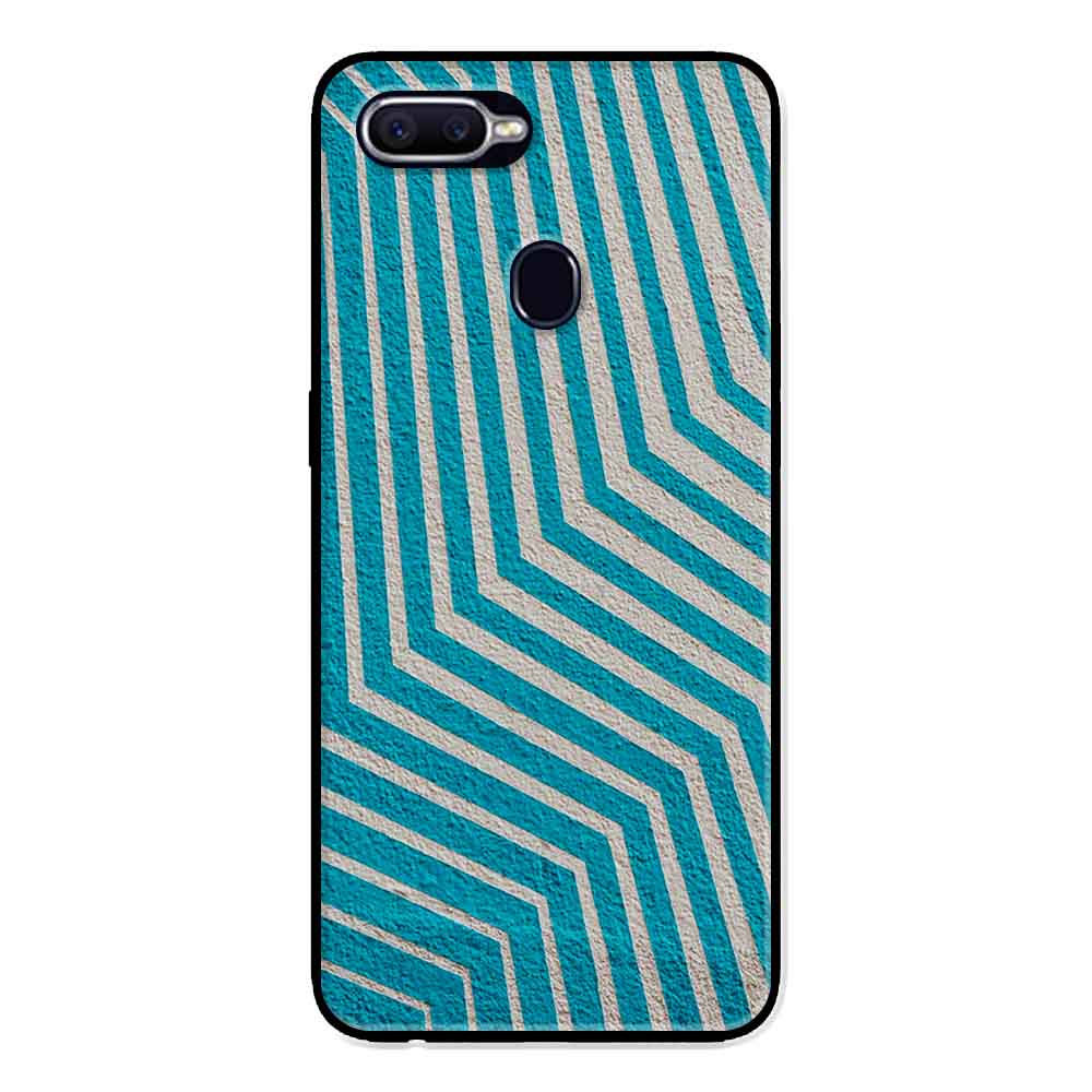 Ốp Lưng in cho Oppo A5s Mẫu Đường Xanh Nghệ Thuật - Hàng Chính Hãng