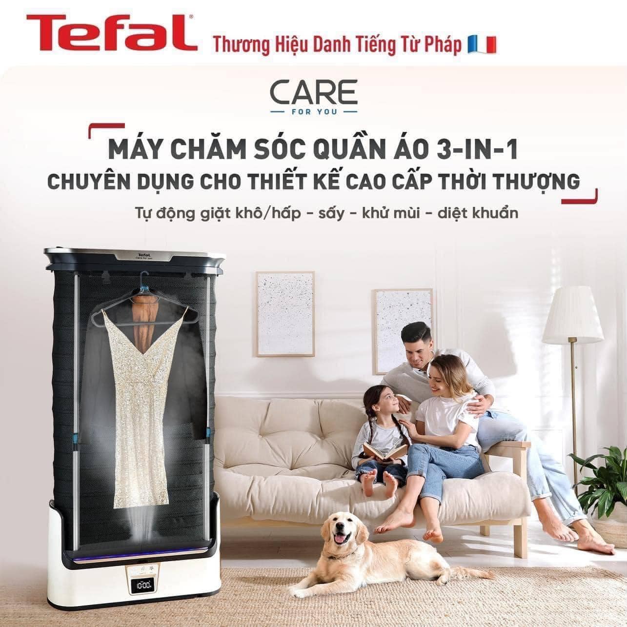 Tủ chăm sóc quần áo TEFAL YT4050E1 hàng chính hãng