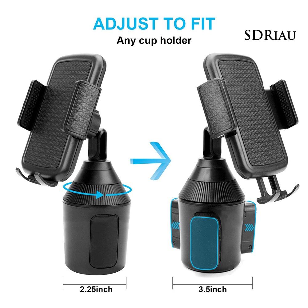 Giá Đỡ Điện Thoại / Gps Xoay 360 Độ Thông Dụng Cho Xe Hơi