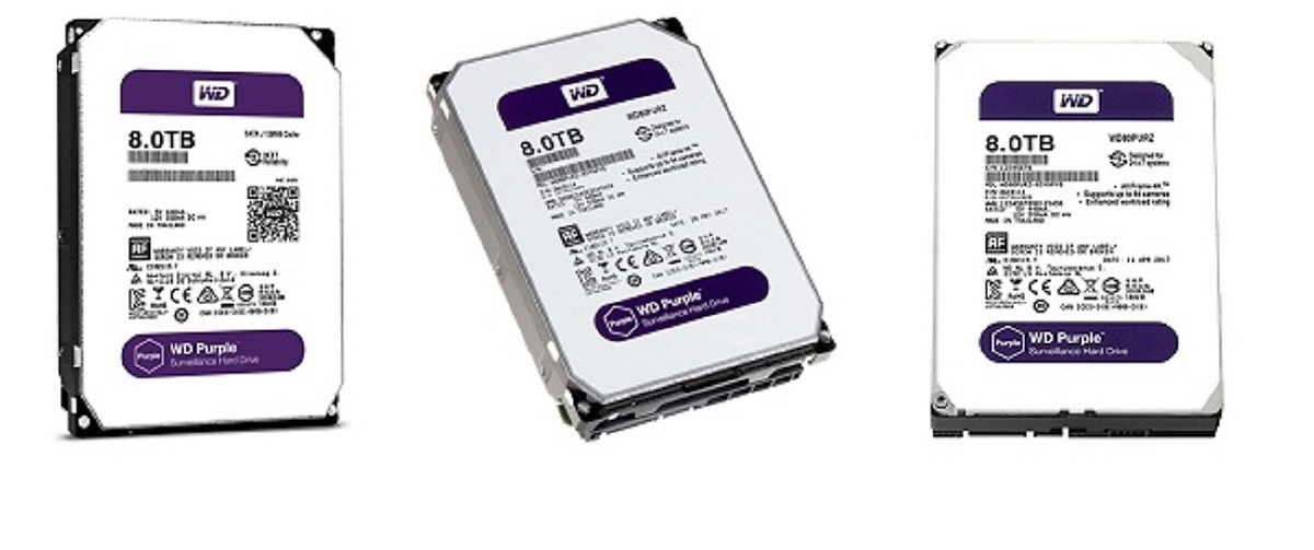 Ổ Cứng HDD Western Digital Purple 8TB 3.5 inch Sata 3 - Hàng Nhập Khẩu