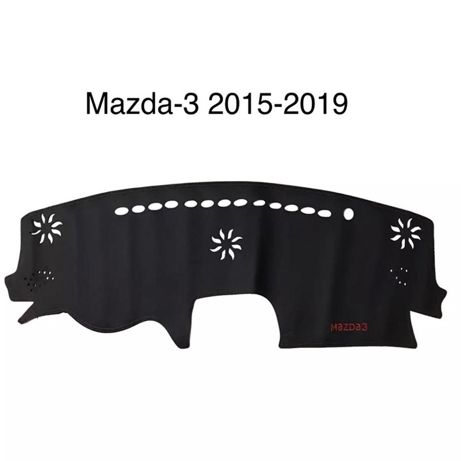 Thảm Taplo Da Carbon Xe Mazda 3 Đời 2015 - 2019