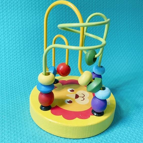 Đồ chơi luồn hạt mini gỗ cho bé luyện khéo tay từ 1 - 3 tuổi